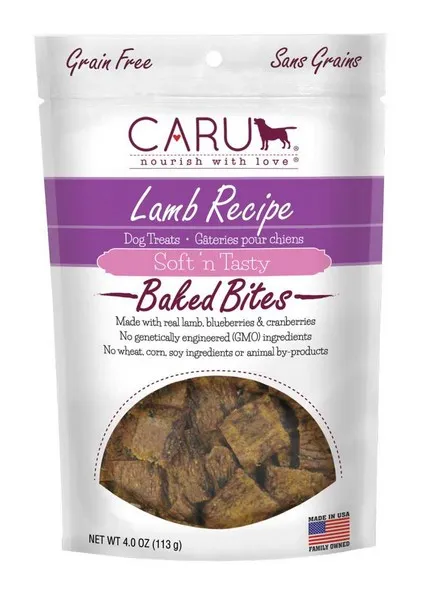 4 oz. Caru Natural Lamb Recipe Bites - Health/First Aid